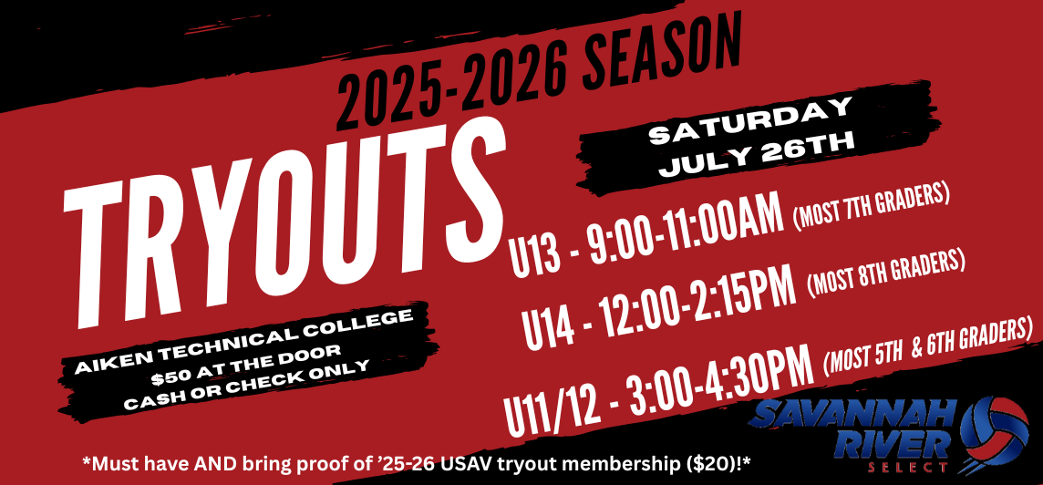 U11-U14 Tryouts