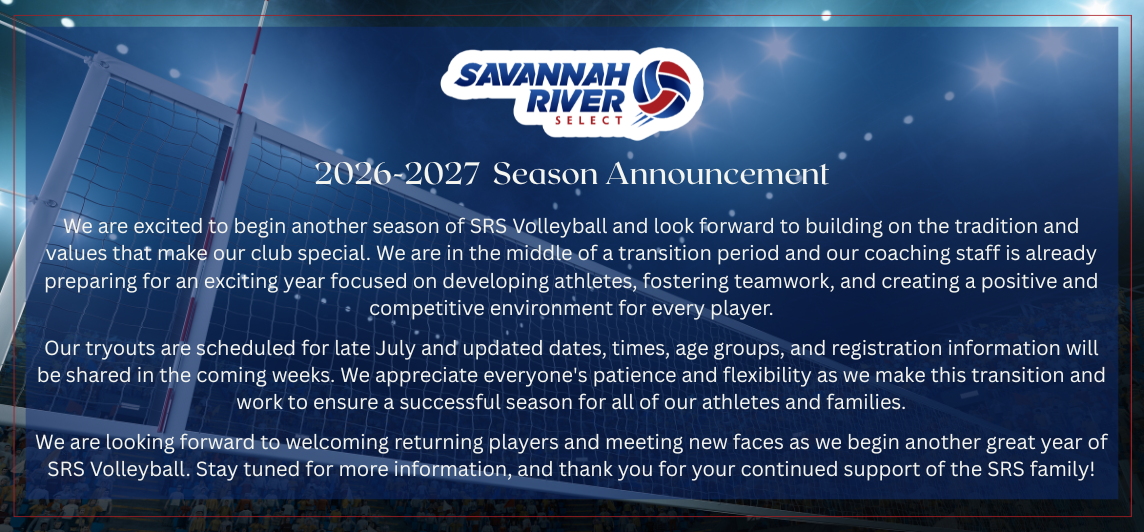 26-27 Season Announcement