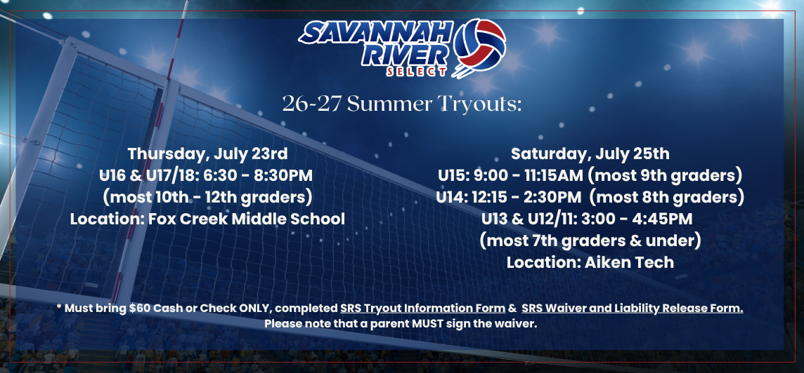 26-27 Tryout Info