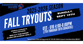 Fall Tryouts 2025-2026